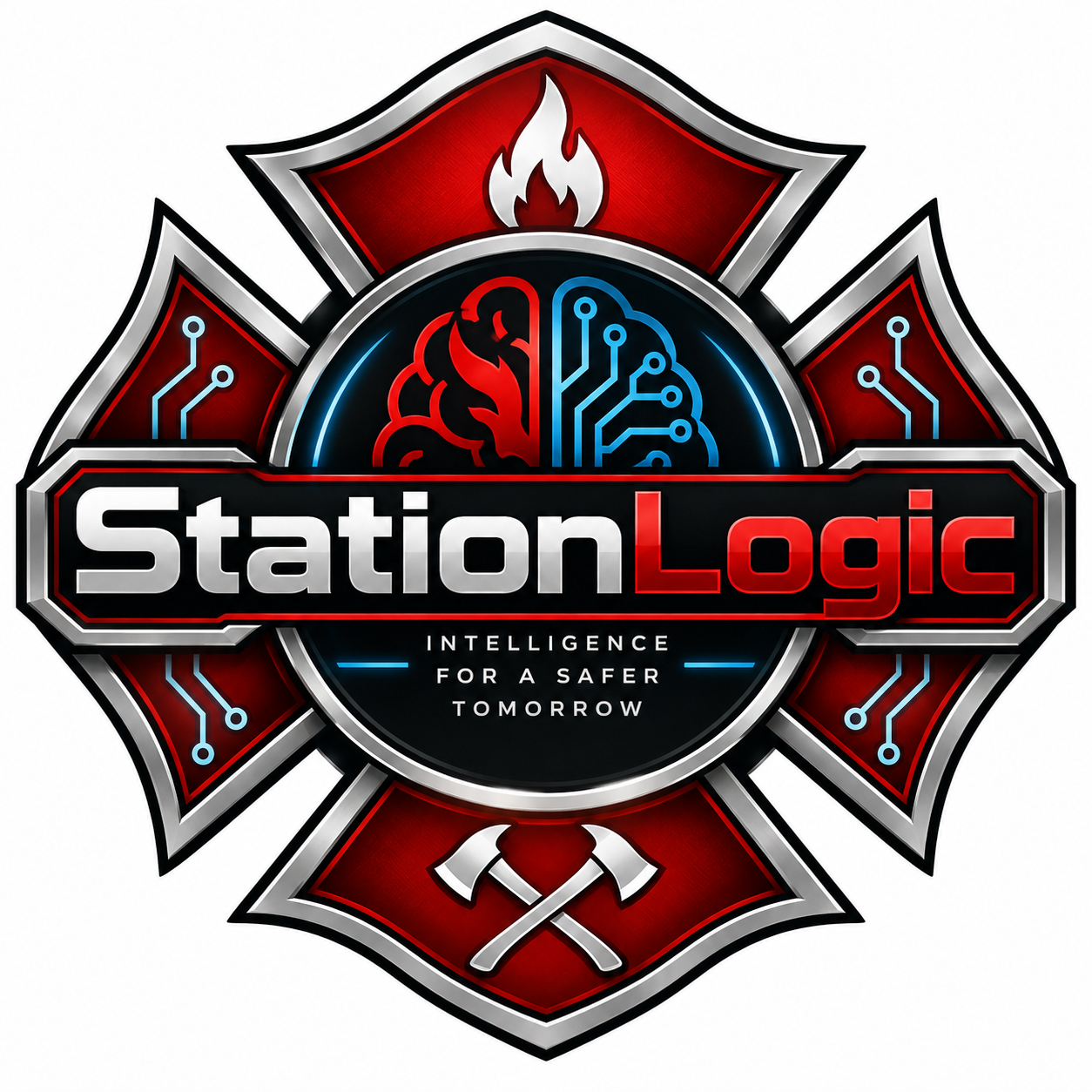 Official StationLogic Maltese cross brand artwork